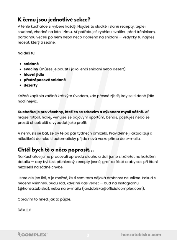 Sportovní Kuchařka 2.0 - 320+ Zdravých Receptů